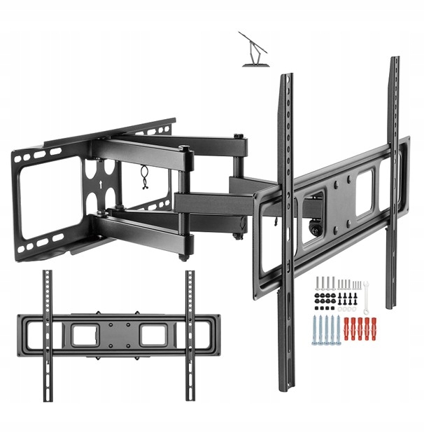 Otočný Držiak Na Televízor 49 Palcov Háčik Vešiak Upevnenie Rameno