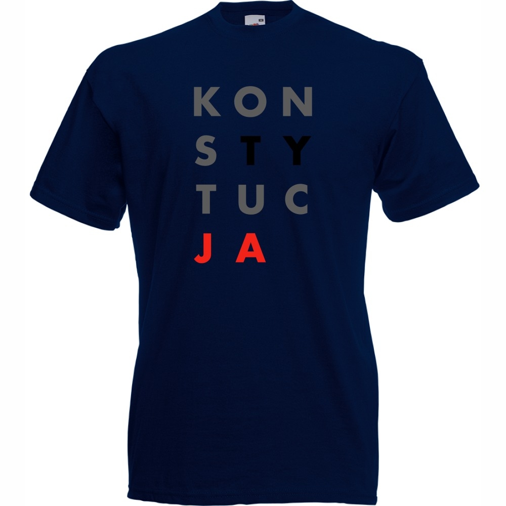 

koszulka konsTYtucJA XL granatowa ciemna
