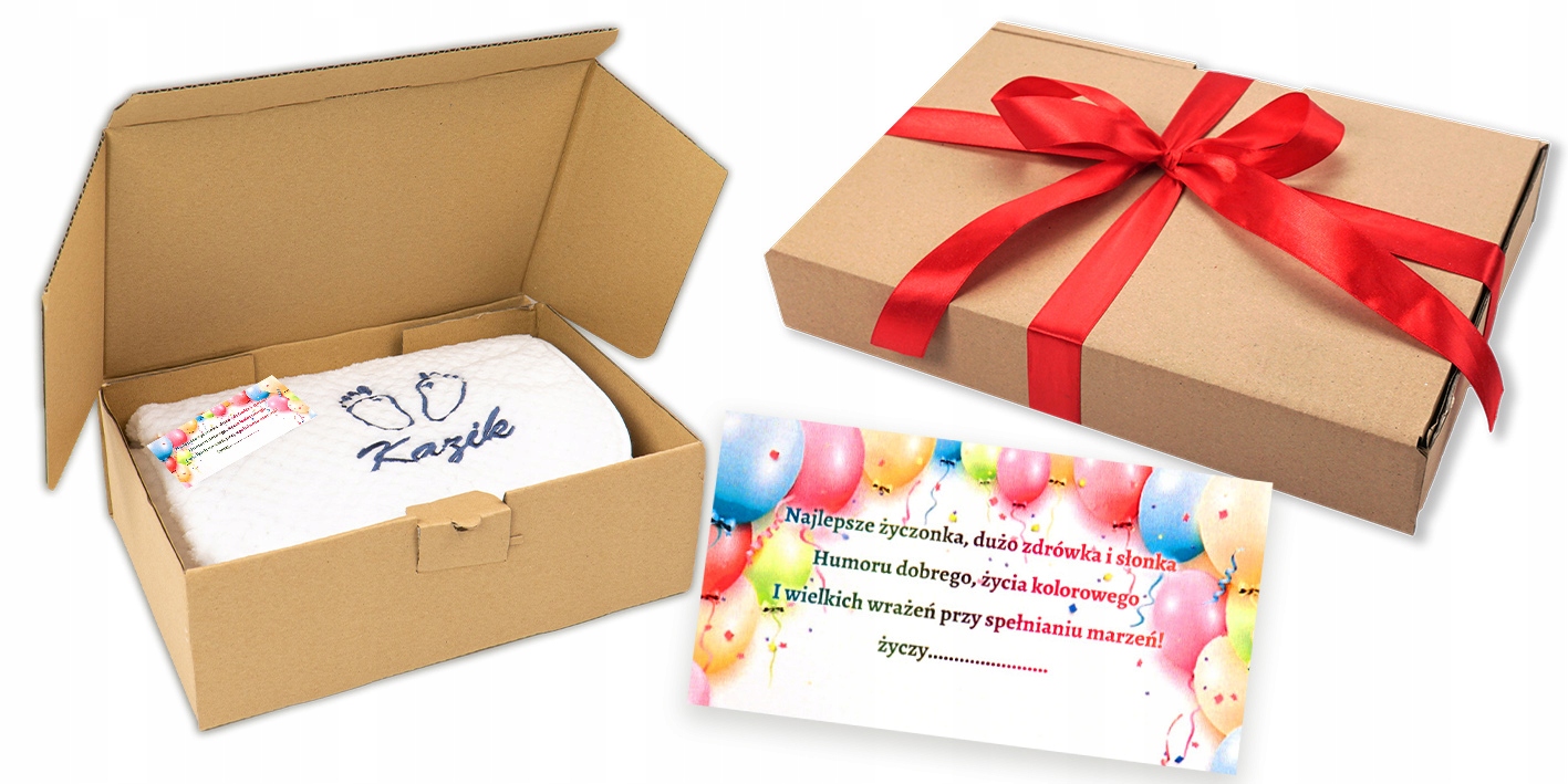 Koc do chrztu + personalizowany haft IMIĘ i DATA Materiał wykonania mikrofibra