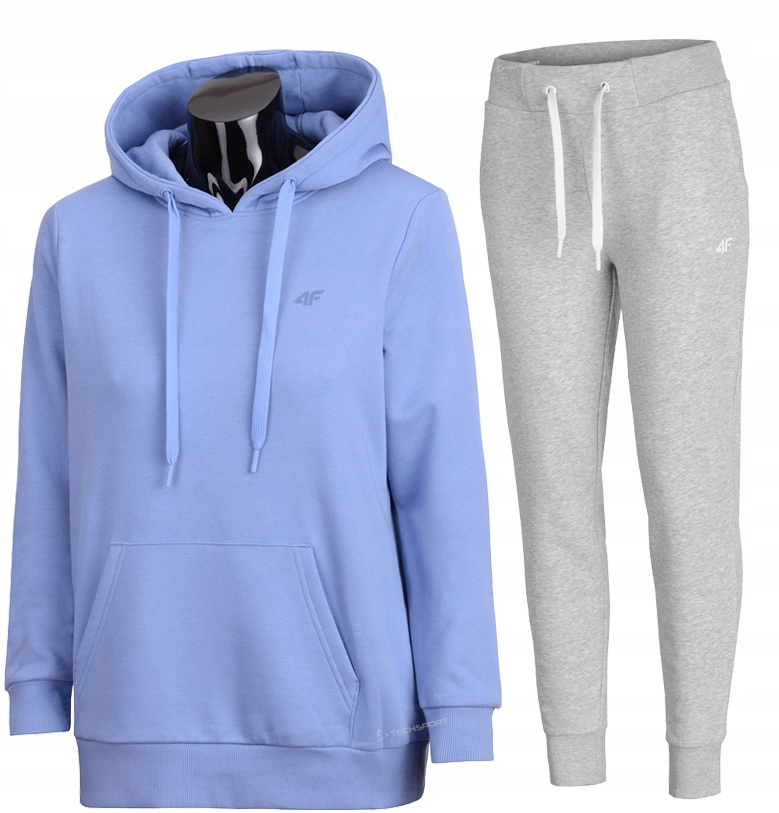

4F Damski Dres Bawełna Komplet Bluza Spodnie M