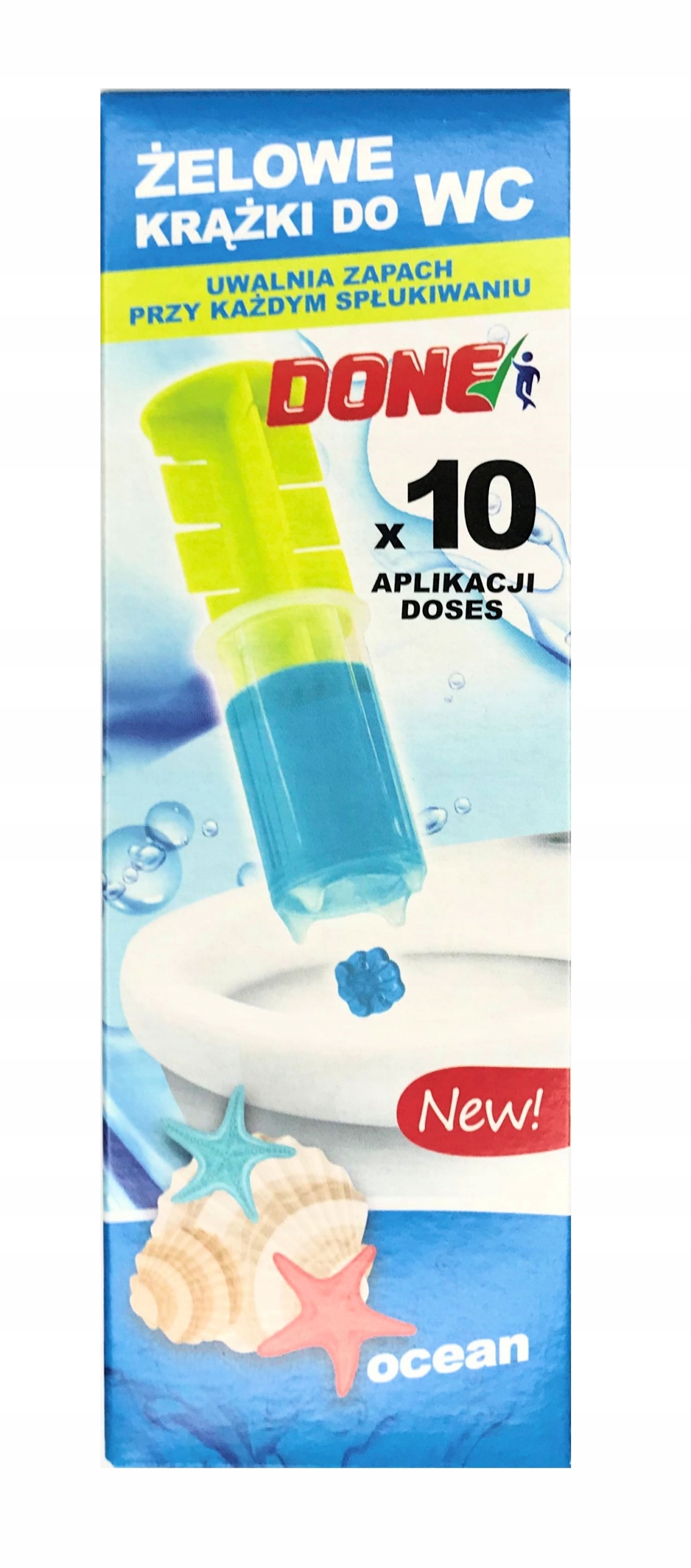 

Krążki żelowe Wc Done 60ml Ocean 10 aplikacji
