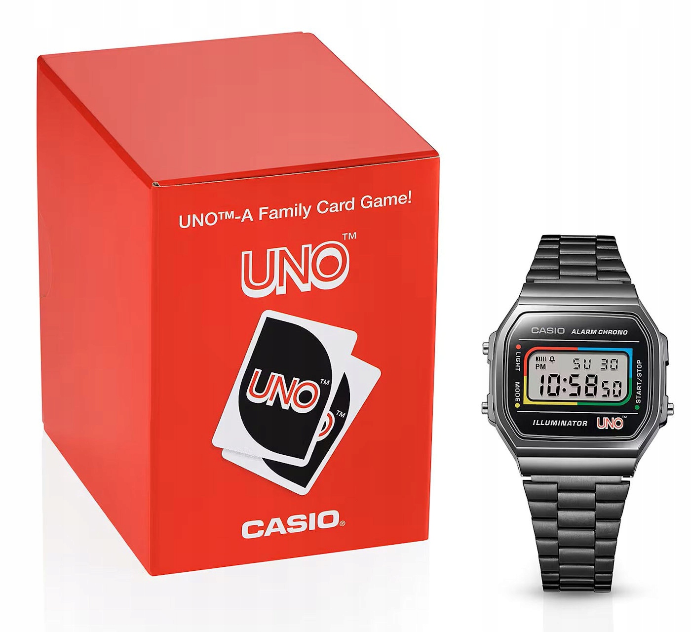 Klasické Hodinky Casio Retro A168WEUC -1AER Vintage Unisex x Uno