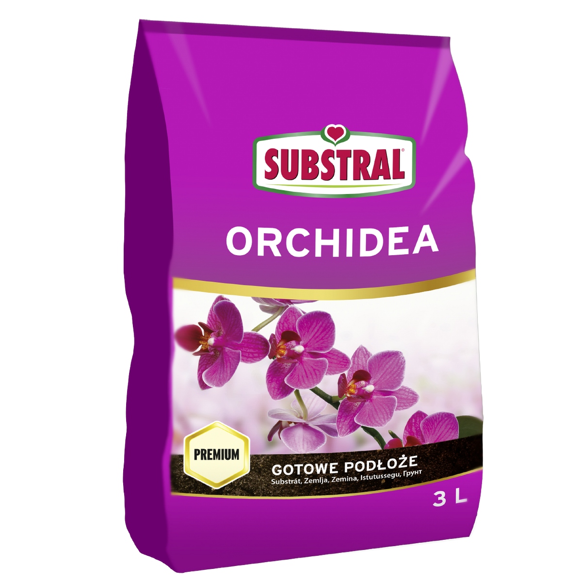 

Podłoże Ziemia Do Storczyków i Orchidei 3 l Subs
