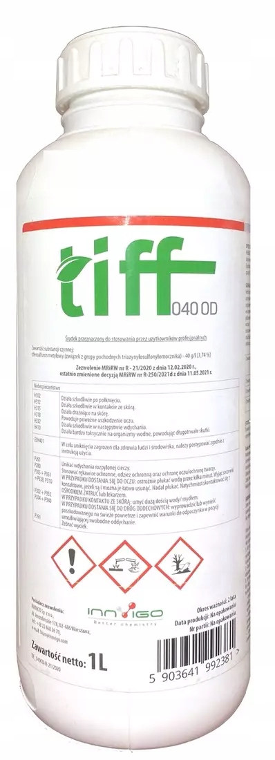 Tiff 040 Od 1L Innvigo tifensulfuron metylowy, herbicyd do kukurydzy komosa