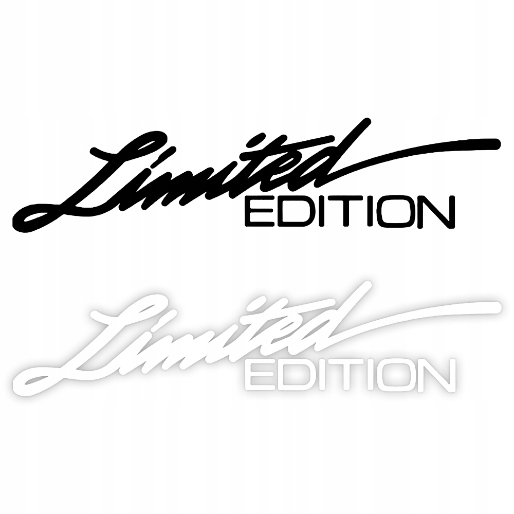 Naklejka LIMITED EDITION na samochód na auto - KOL