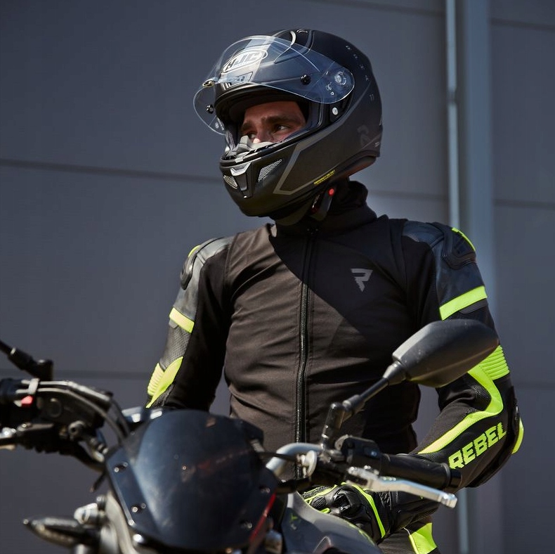 KURTKA SKÓRZANA REBELHORN REBEL BLACK 56 Model REBEL