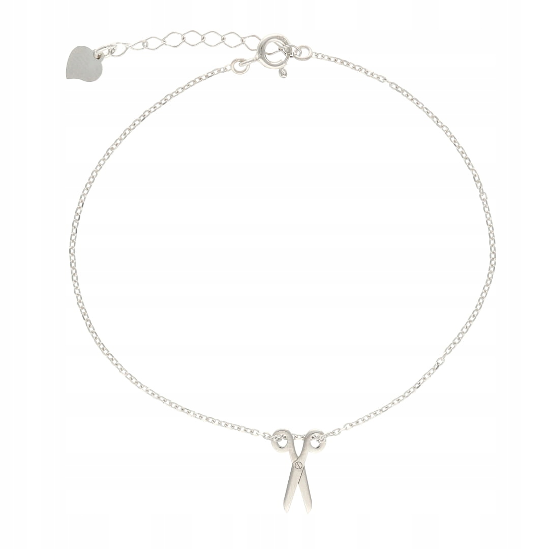 

Bransoletka celebrytka nożyczki srebro