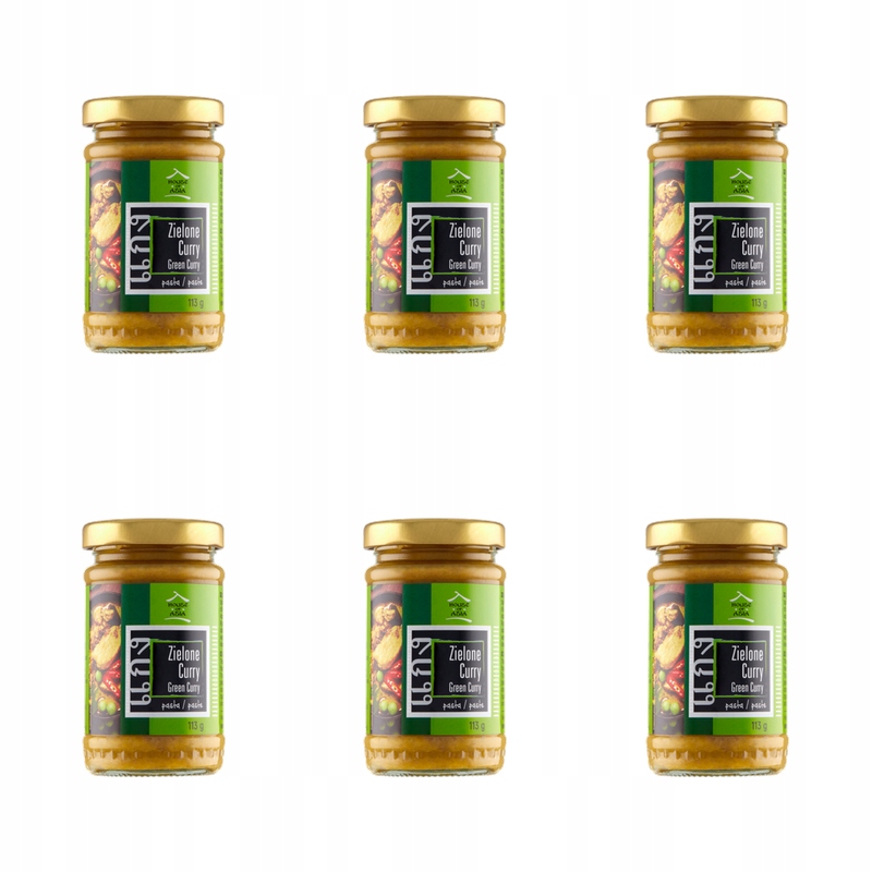 Pasta Curry Thajská Zelená Chili Tráva tráva House Of Asia 113 g X6