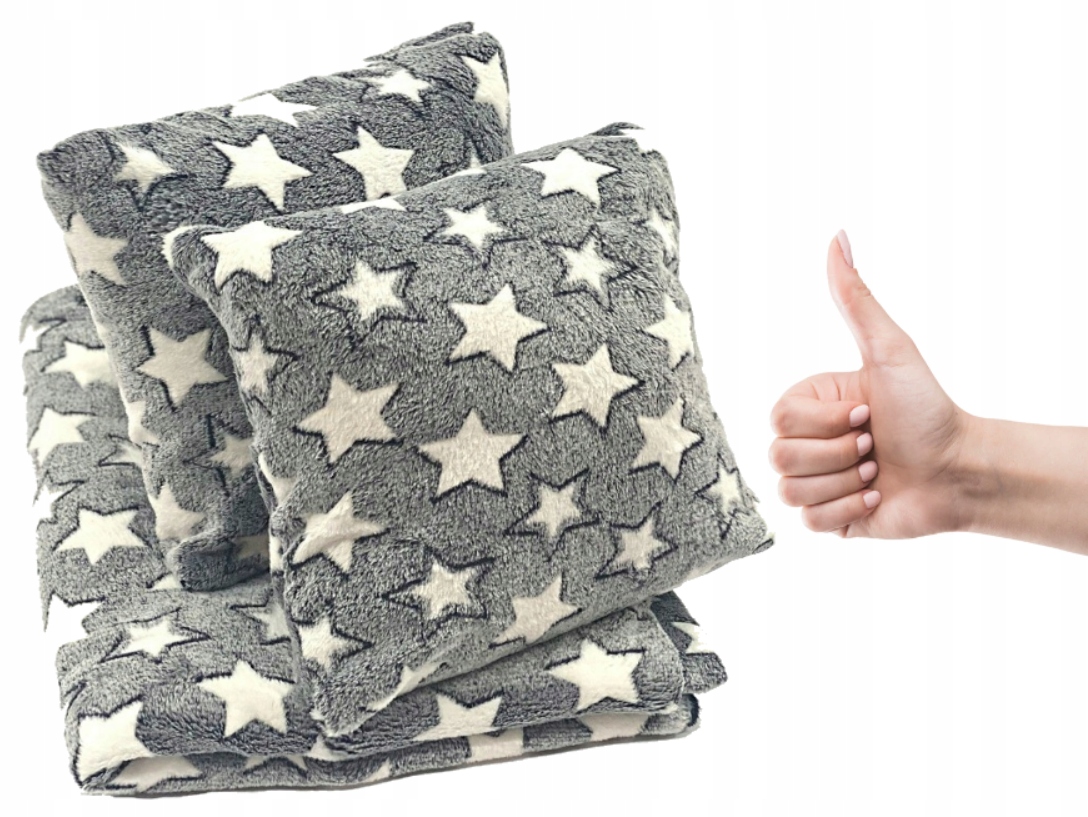 

Koc narzuta miękki 160x220 cm +2 Poduszki