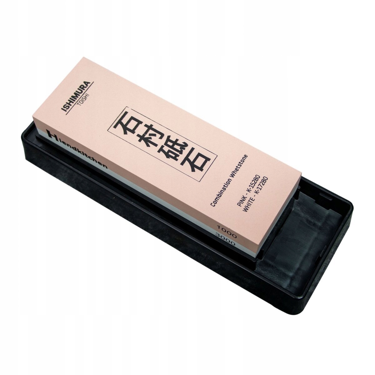 

Ishimura Dwustronny kamień do ostrzenia z podstawą