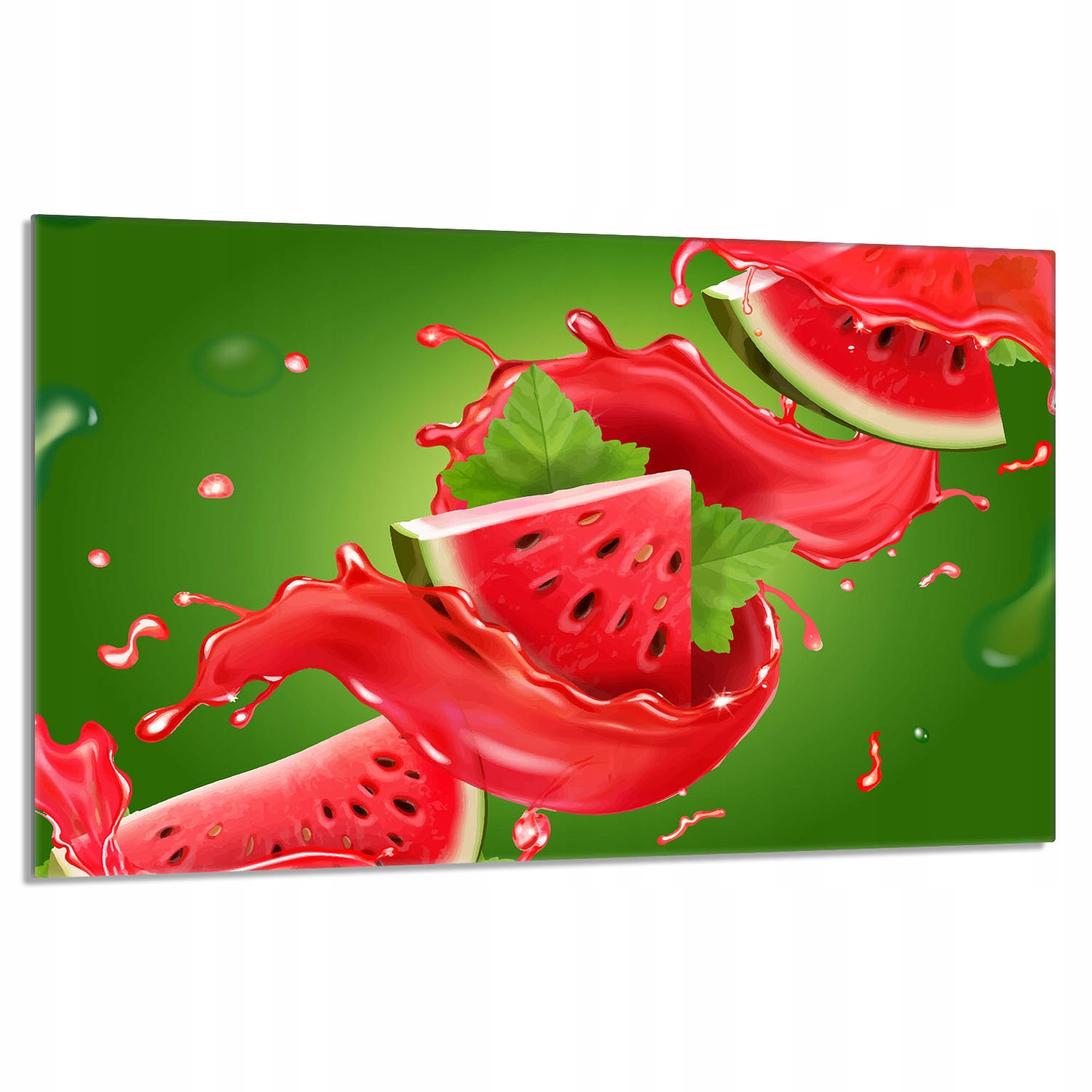 Skleněná ochranná deska na sporák 80x52 Meloun Do Kuchyně