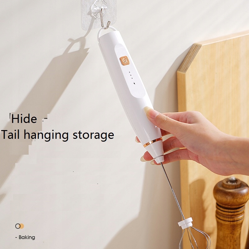 SPIENIACZ DO MLEKA MINI mikser AKUMULATOROWY 3W1 Marka bez marki