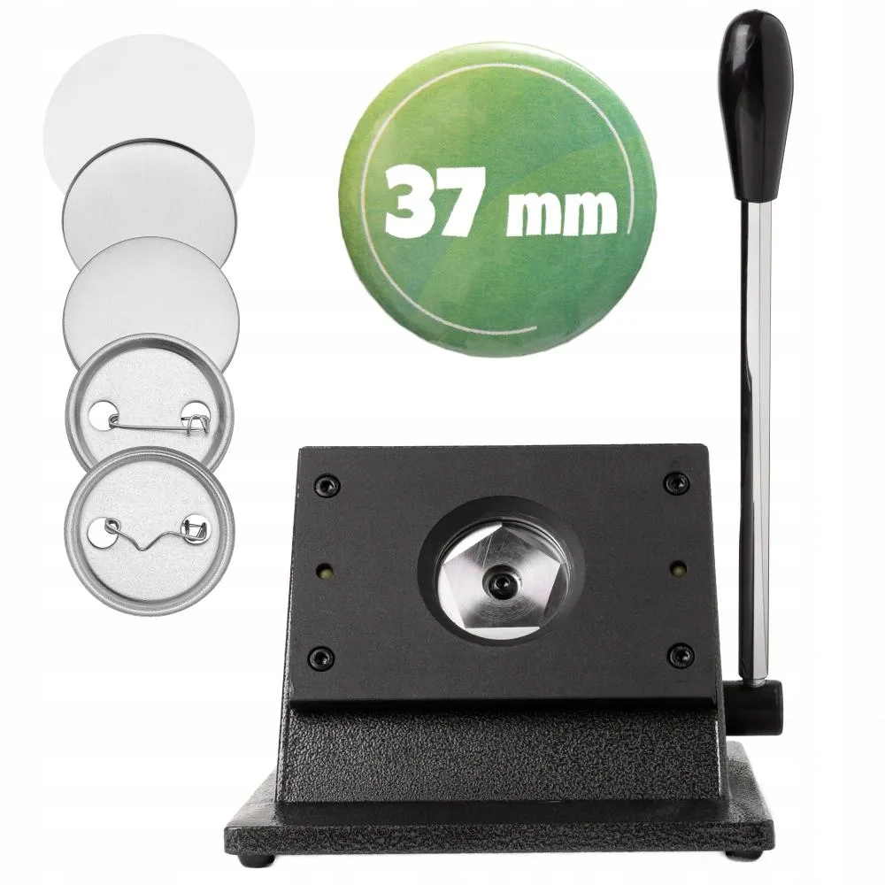 Wykrojnik do przypinek 37mm, forma wycinania grafiki na piny pinsy buttony