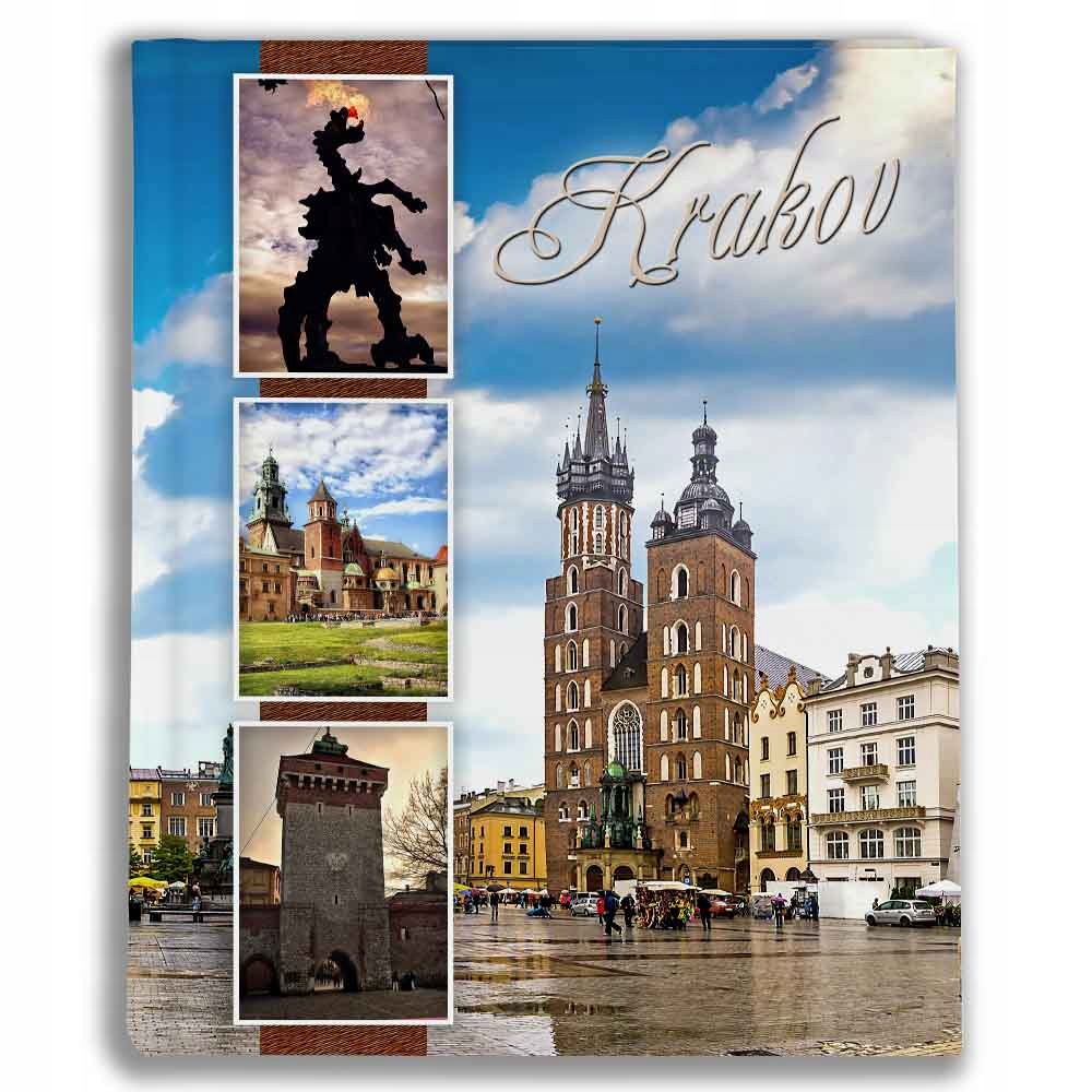 Tradiční album na 60 černých listech 19,5x26 Krakov 360(cz)