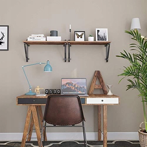 RUSTYKALNA PÓŁKA 2 SZT. LOFT INDUSTRIAL Wysokość mebla 33 cm