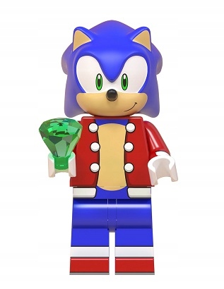

klocki figurka Sonic świąteczny
