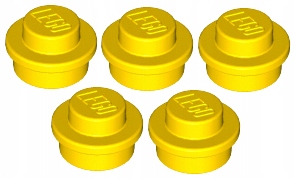 

Lego Płytka 1x1 Żółta/Yellow (4073/614124) x5