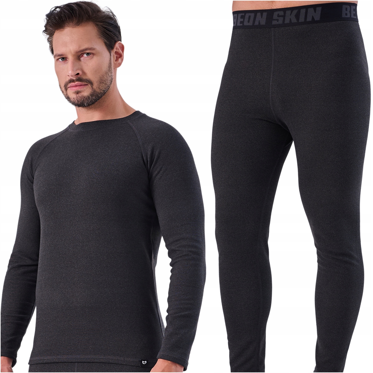 Pánské Termoaktivní Prádlo Termo Oblečení Souprava Set Na Zimu Beon L