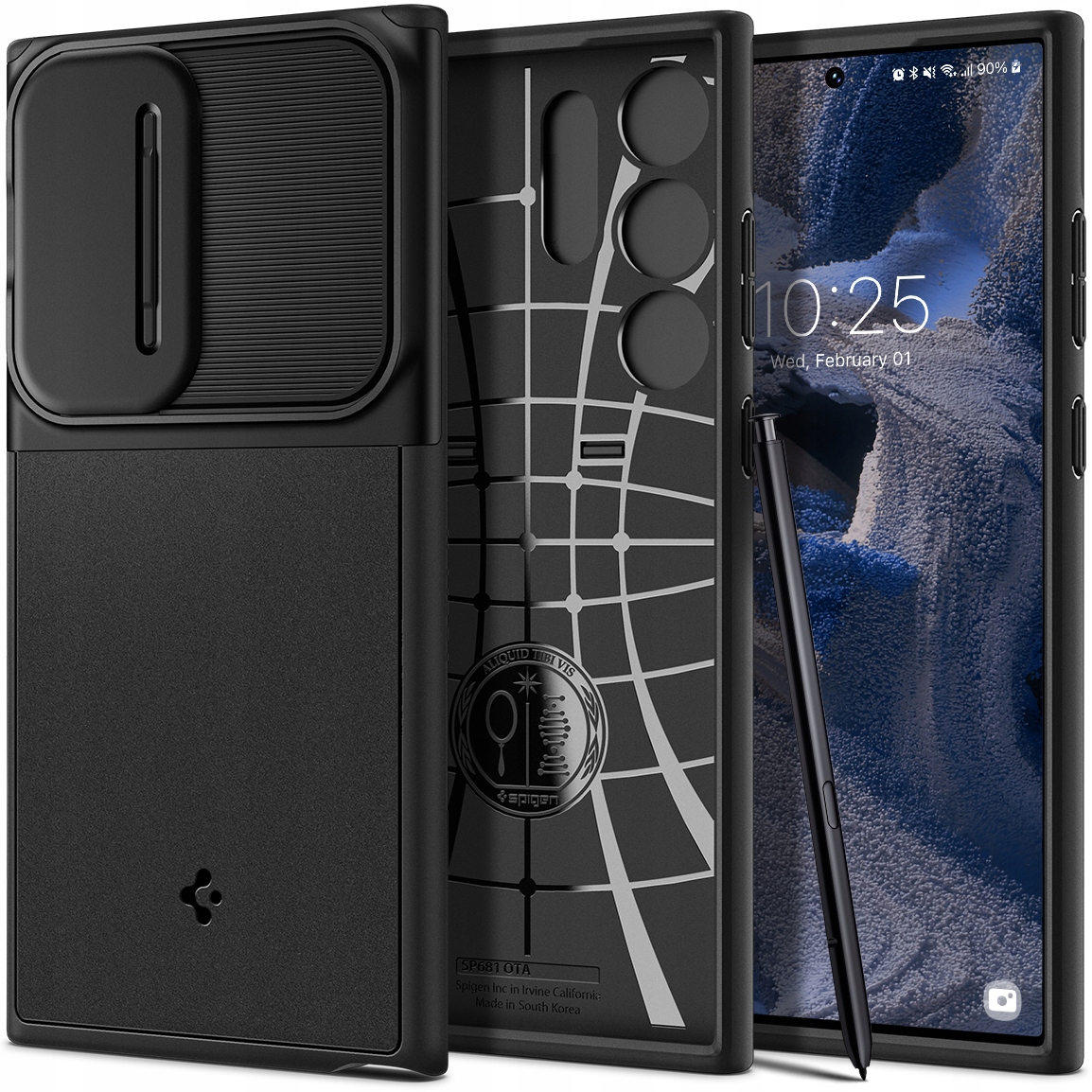 

Etui do Galaxy S23 Ultra, Spigen Optik Armor, case