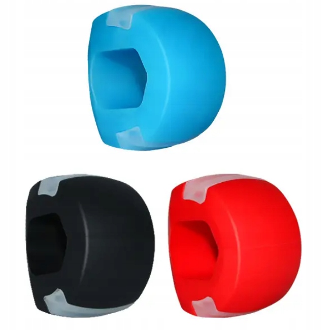 Zestaw Do Ćwiczeń Żuchwy Szczęki Jawline fitness modelowanie twarzy 3 gumy