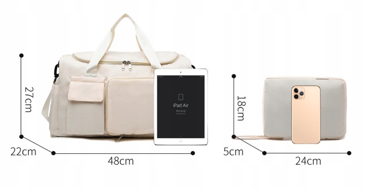 TORBA PODRÓŻNA SPORTOWA TURYSTYCZNA BAGAŻ NA SIŁOWNIĘ Model 236