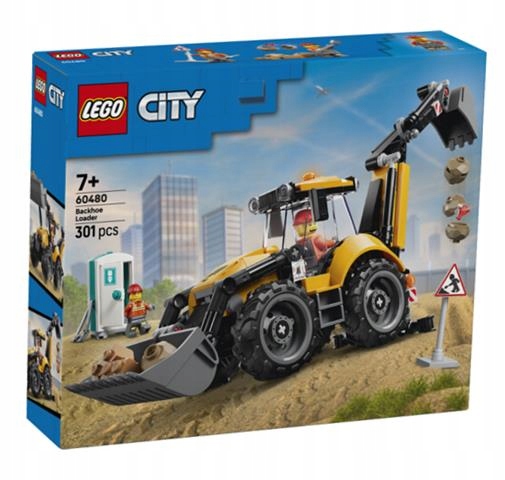 Lego(r) City 60480 Žlutý Bagr