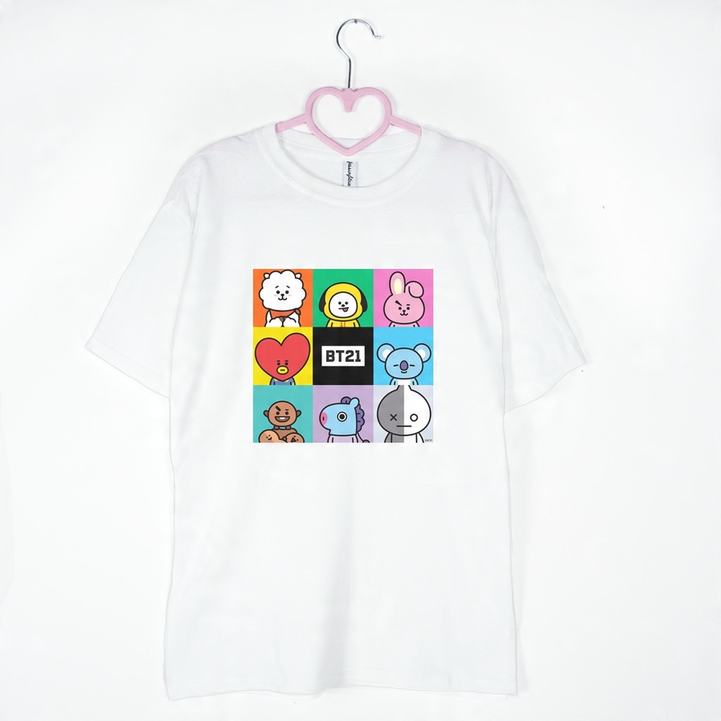 

T-shirt BT21 Bts k-pop biała koszulka 134 140