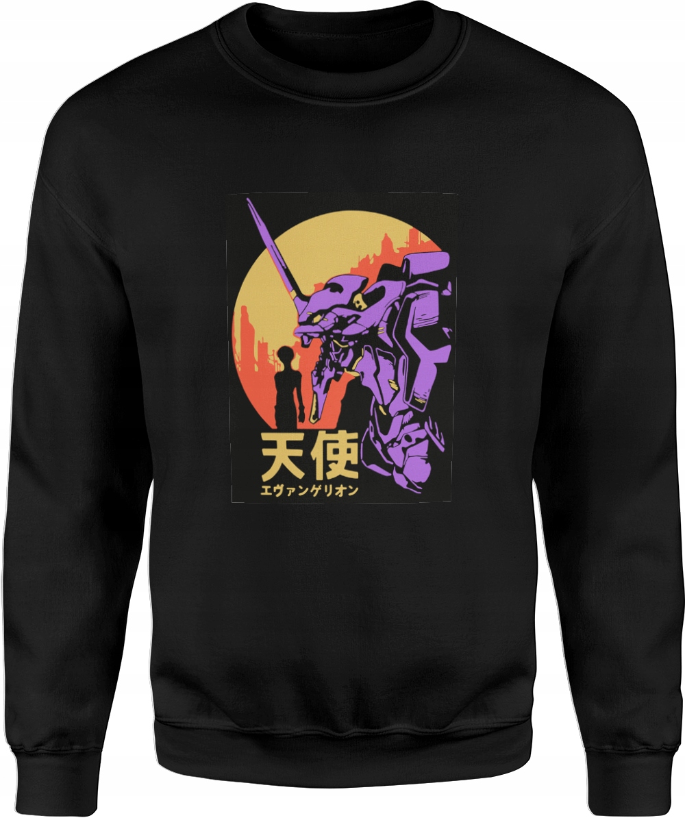 

Męska Bluza Bawełniana Neon Genesis Evangelion XXL