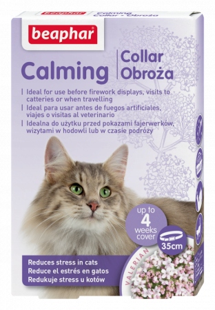 

Obroża Relaksacyjna uspokajająca wyciszająca Kot