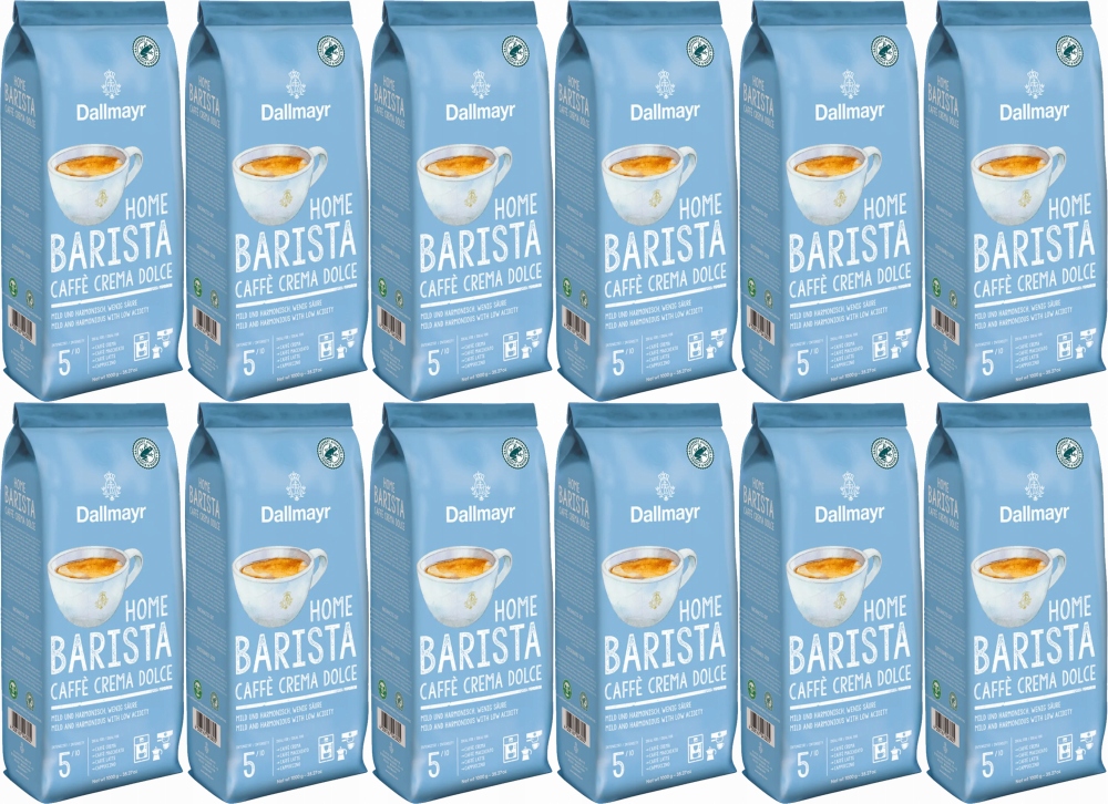 Kawa Ziarnista Dallmayr Caffe Crema Dolce Home Barista 1 kg x12