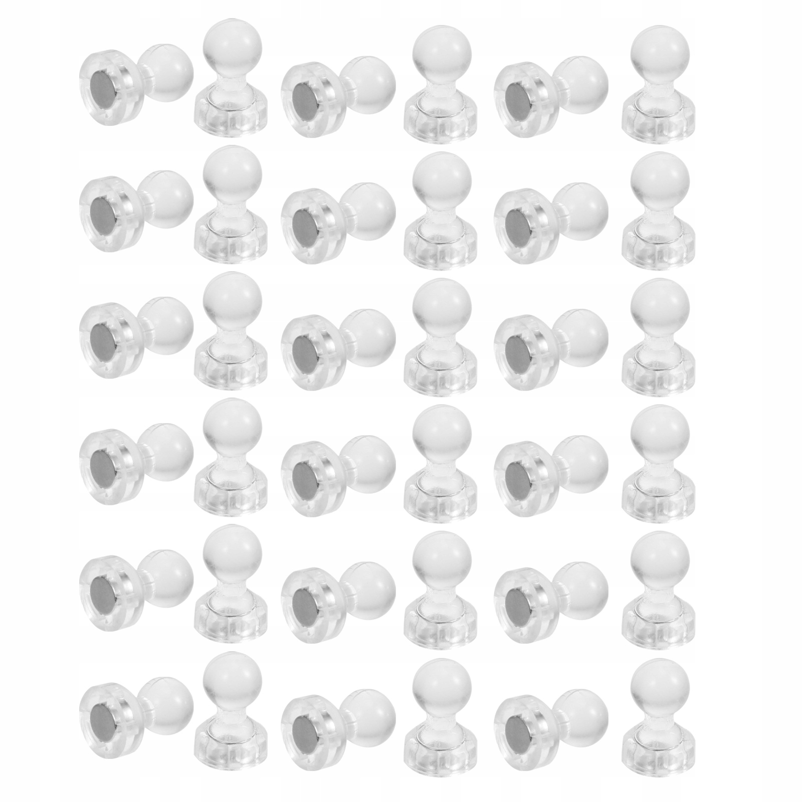 

30 sztuk Magnesy biurowe Tablica pinezka