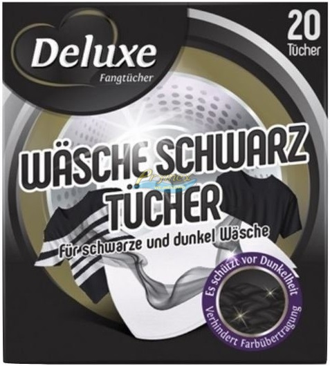 

Deluxe Chusteczki do Prania Chroniące Czerń 20szt