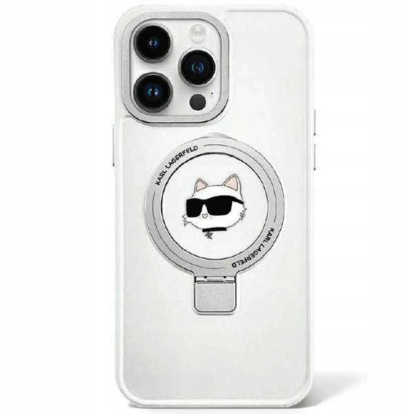 Pouzdro Karl Lagerfeld pro iPhone 15 Plus 6.7", bílé