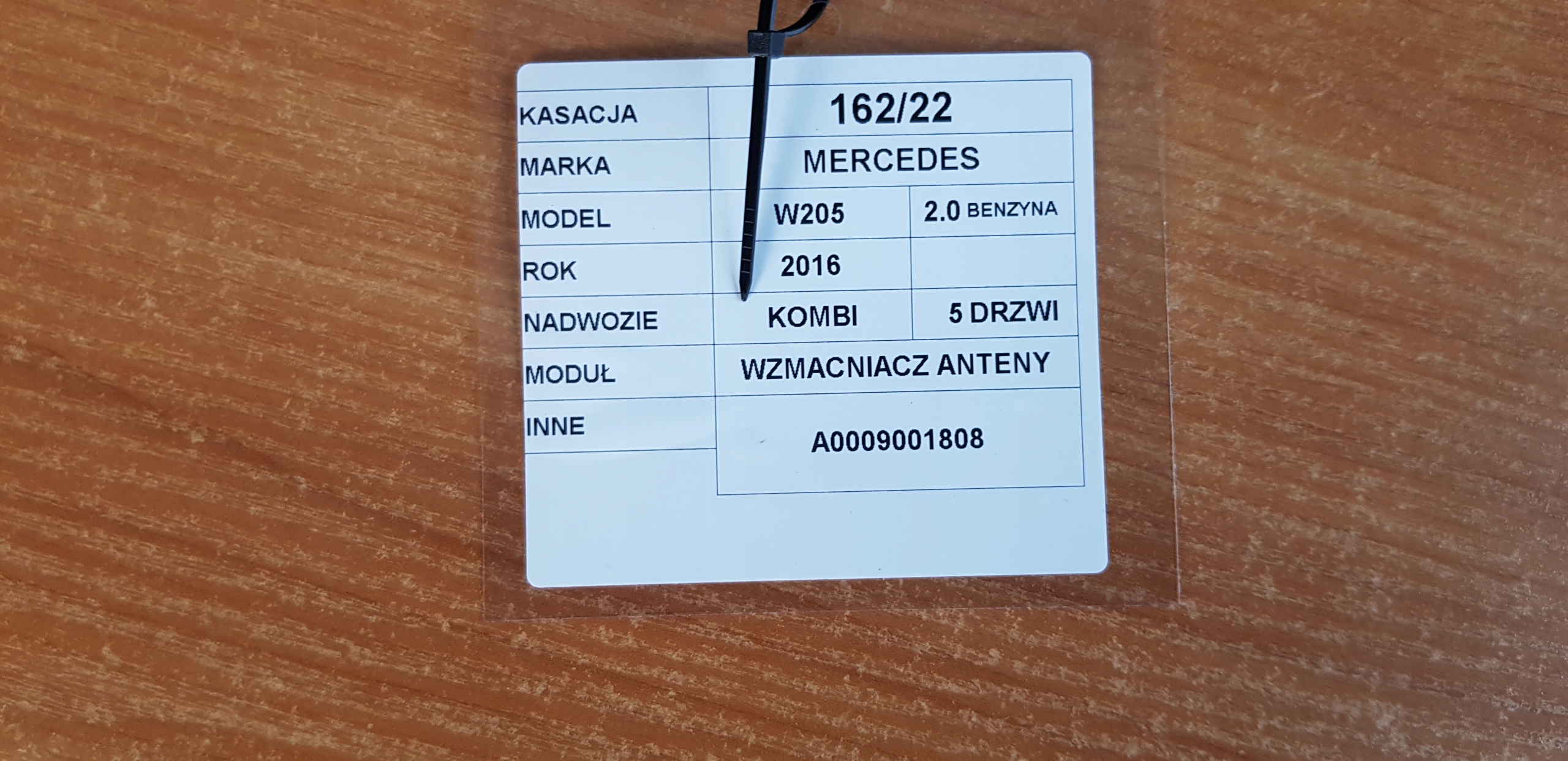 Mercedes C W205 amplifier anteny A2059053005