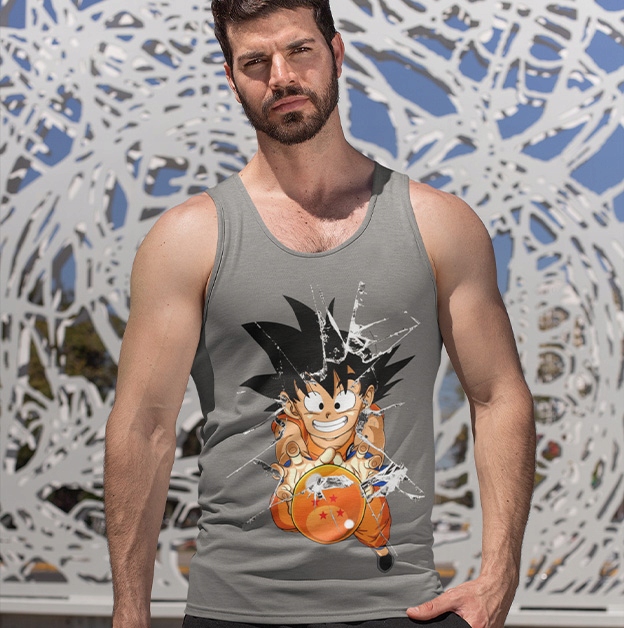 TANK TOP DRAGONBALL DBZ GOKU DRAGON BALL Rozmiar M
