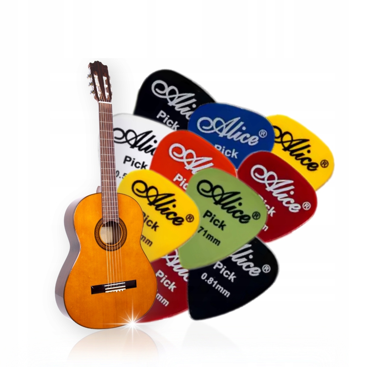 ALICE ПЕРЬЕВ ГИТАРА МЕДИАТОРЫ