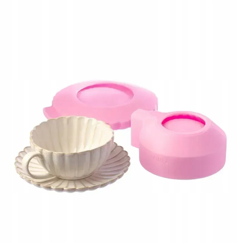 Levně Silikonový mold čajový set (šálek a podšálek)