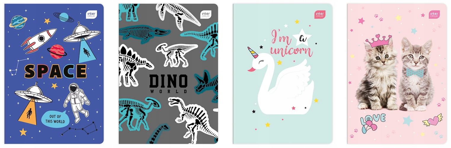 

Zeszyt A5 16 kartek kratka z plastikową okładką MI