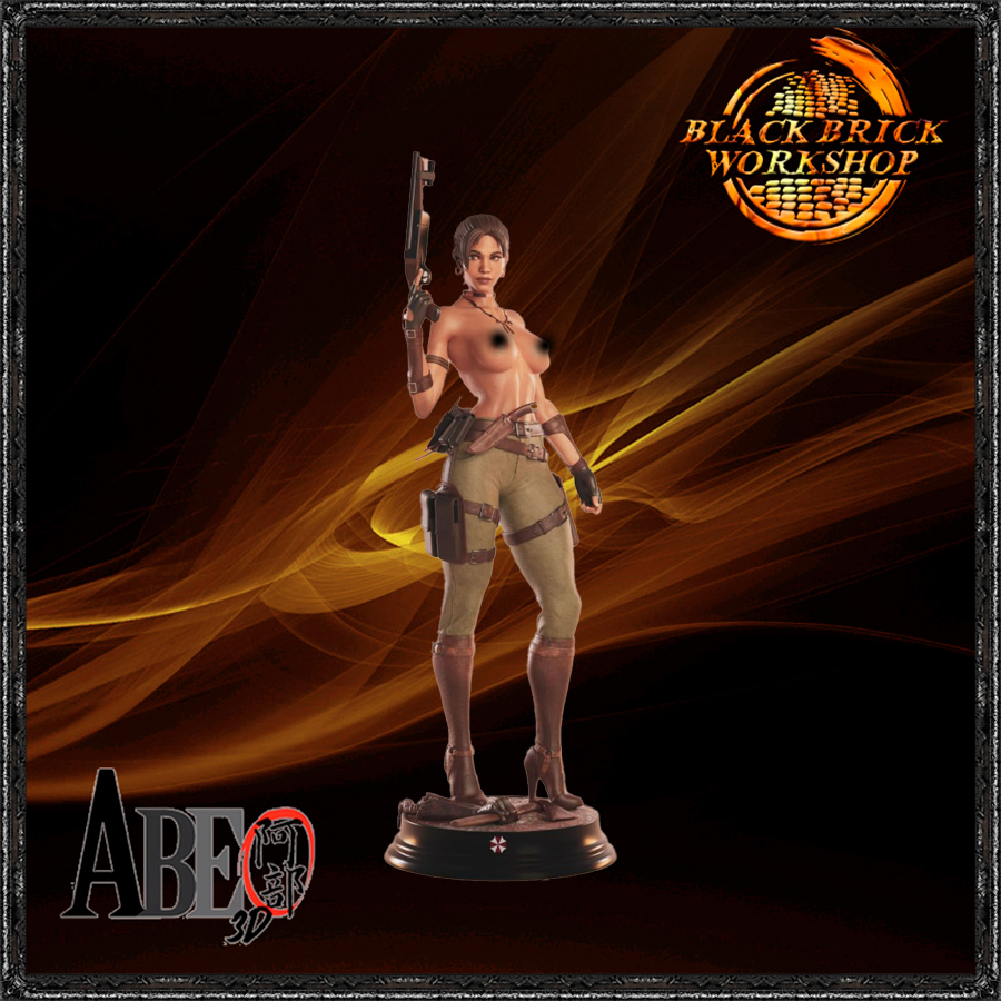 Sheva Alomar Neupracovaná Abe 3D 1/24 (75mm) Měřítko (nsfw) 3D Tisk