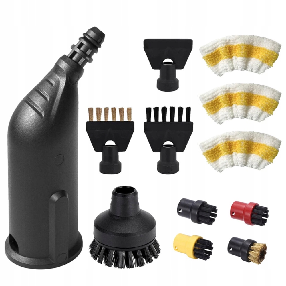 Sada Nástavcových Kartáčů Pro Kärche SC1, SC2, SC3, SC5 a CTK10 Mikrofibra