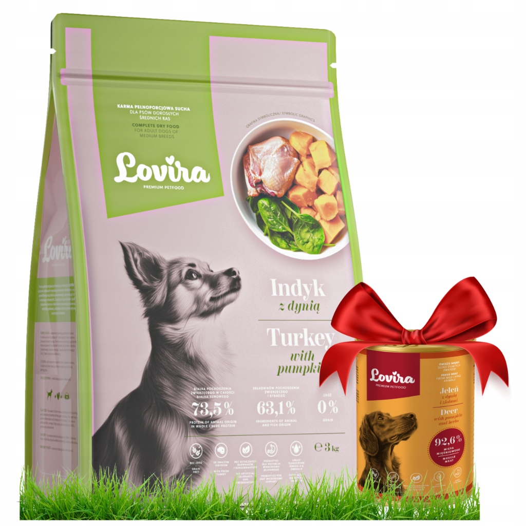 Levně Krmivo Suché Krůta+bonus Krmivo Vlhké Jelen 92,6% bezobilné maso Vitamíny