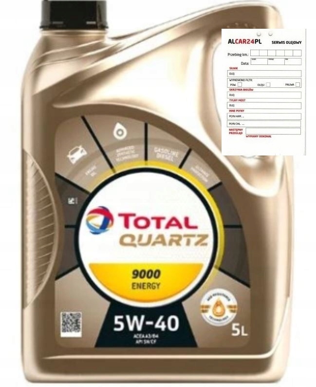 

Olej Total Quartz 9000 Energy 5W40 5L