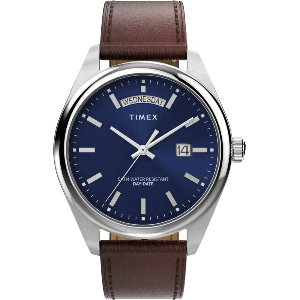 Pánské Hodinky Timex TW2W57200, hnědý řemínek