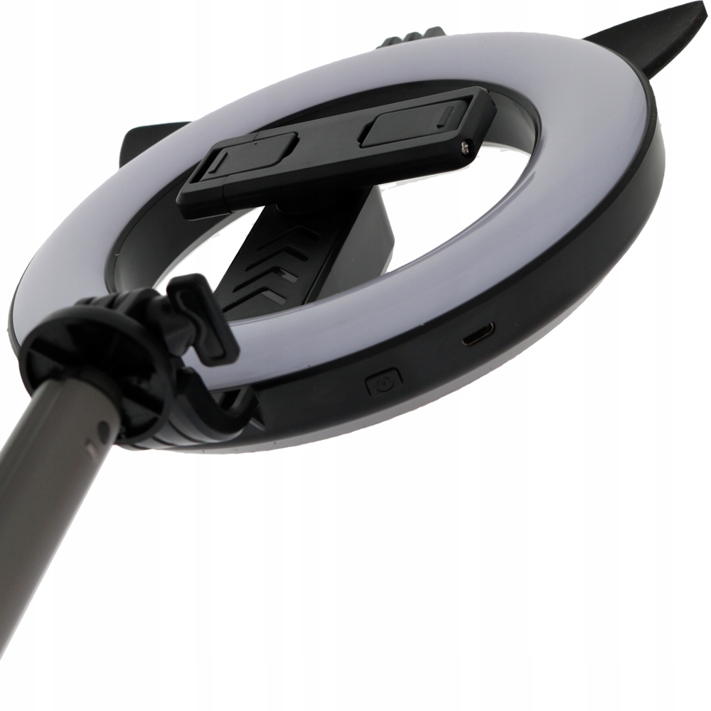 Statyw selfie z lampą led ring uchwyt na telefon Waga produktu z opakowaniem jednostkowym 0.45 kg
