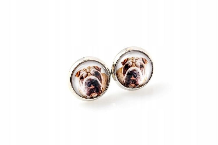 

Shar Pei Kolczyki z Twoim zdjęciem Handmade