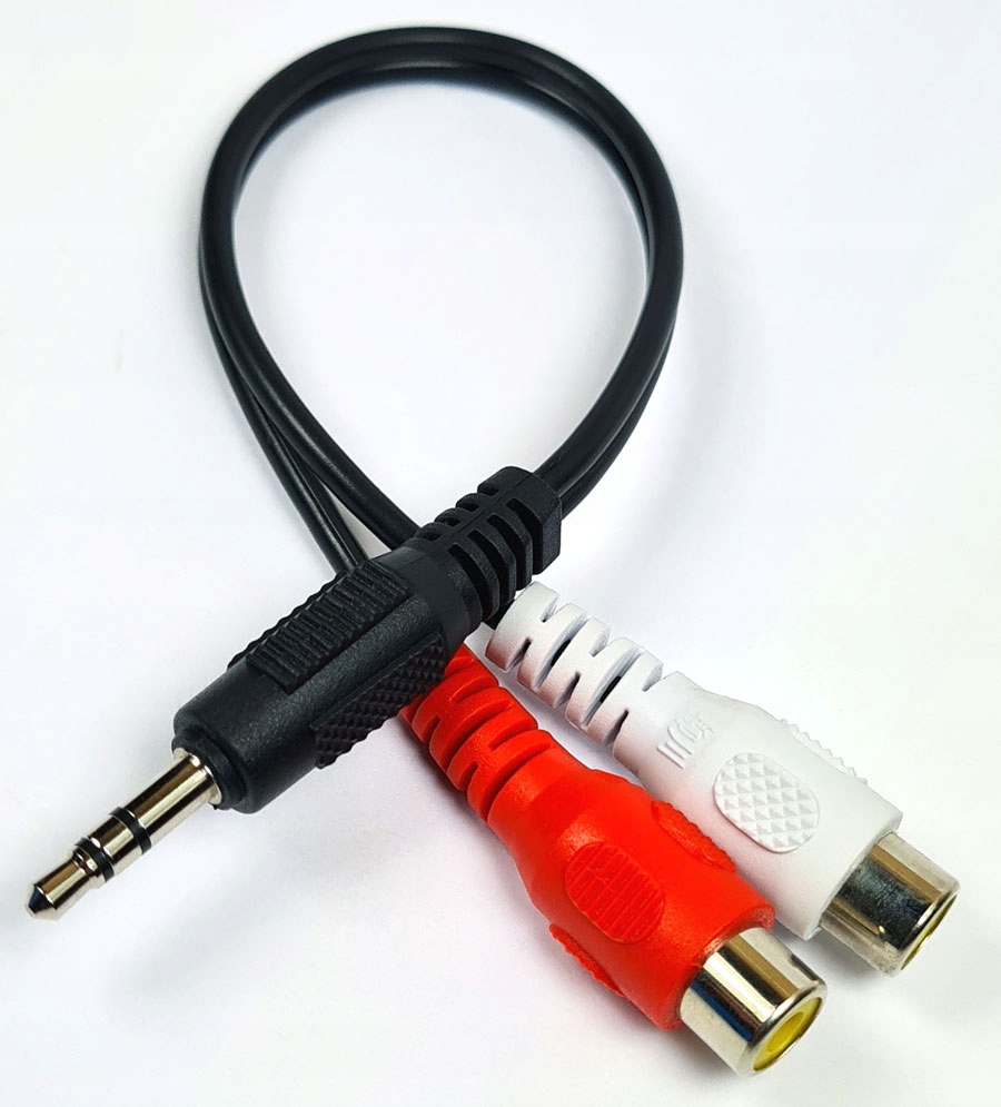 

Przewód trójnik 2xgn rca/wtyk mini jack 3,5mm