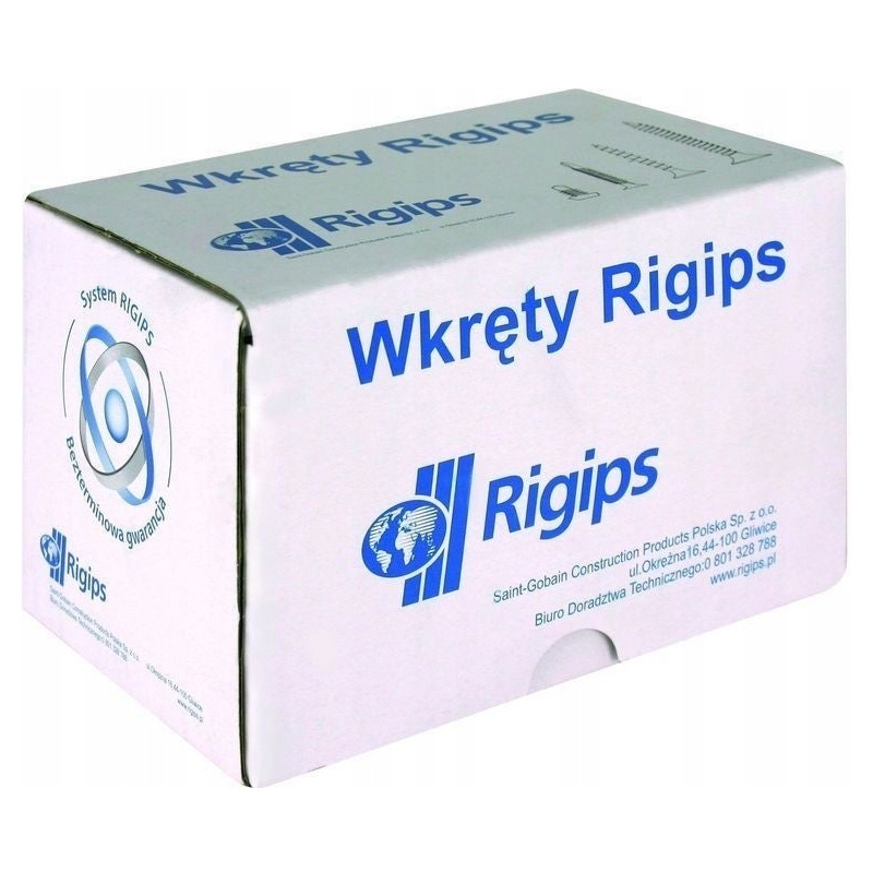 Vruty Pro Suchou Montáž Rigips Deska-deska 5,5x38MM 500 Ks