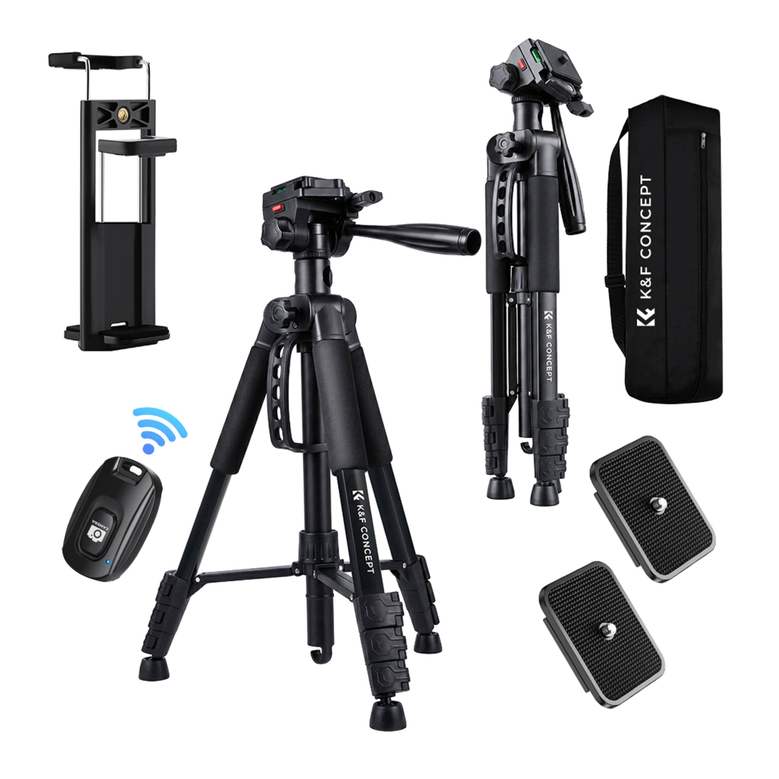 Statyw Do Telefonu Tripod Na Aparat Kamerę Pilot Bezprzewodowy K&f Concept
