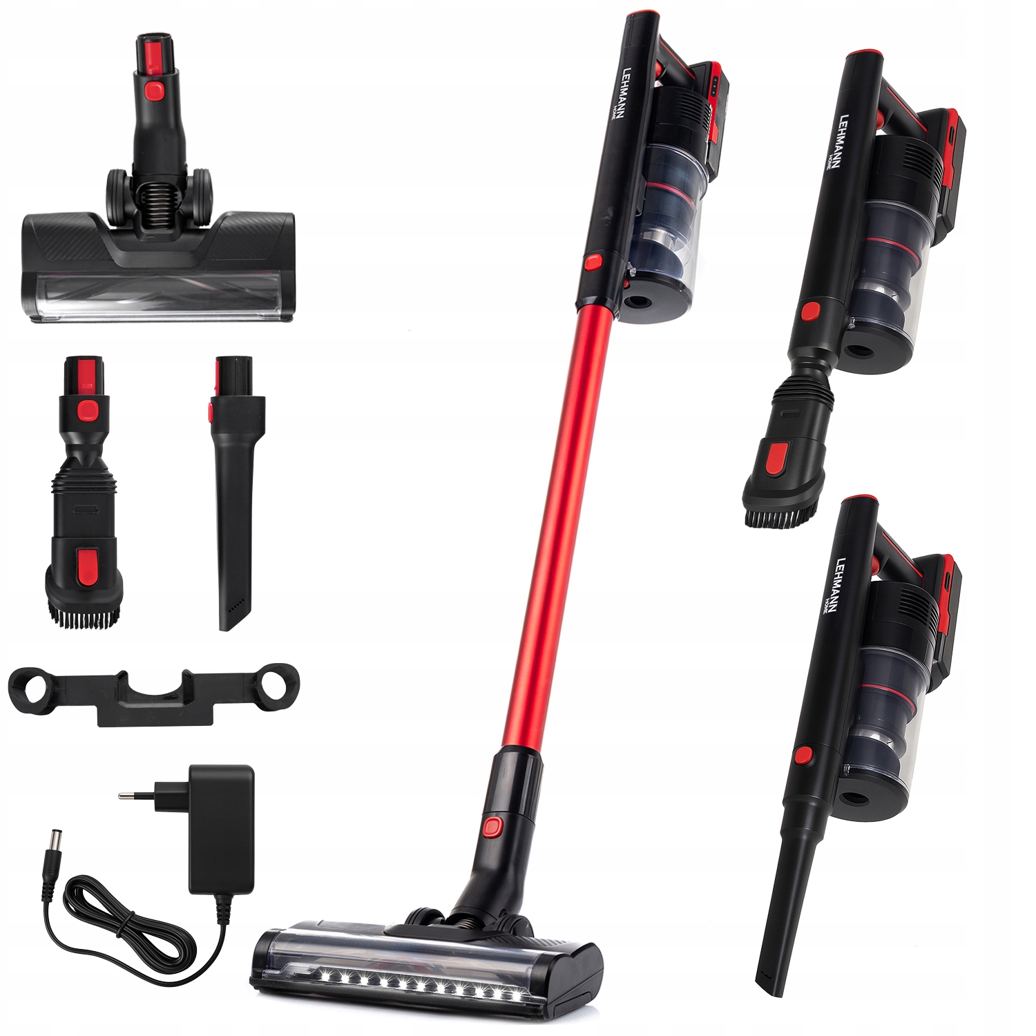 Tyčový Vysavač Bezdrátový Ruční Vysavač Lehmann Bezsáčkový Akumulátorový Led