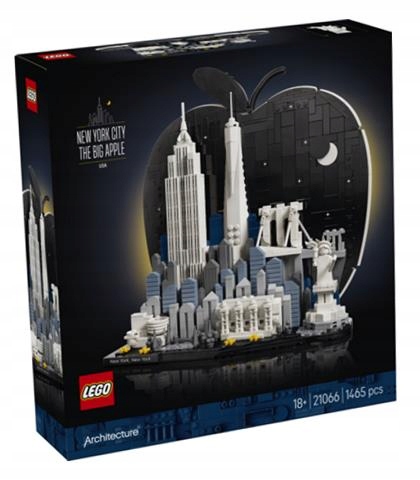 Lego(r) Architecture 21066 New York Velké Jablko